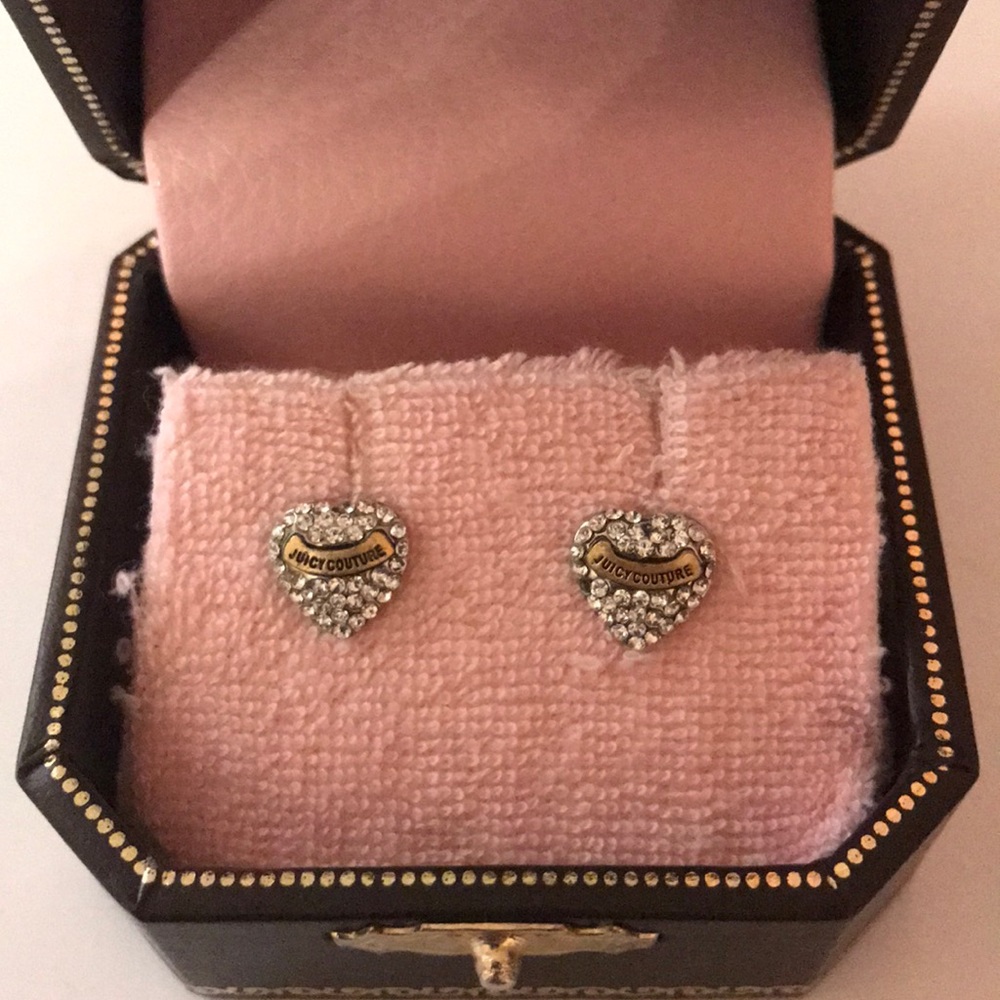 JUICY COUTURE heart earring studs